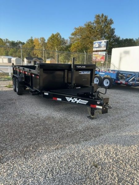 New 2025 H&H TRAILERS Topline Telescopic I-Beam Dump Trailer, 17.6K