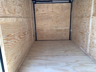 New 7X14TA White Standard Trailer