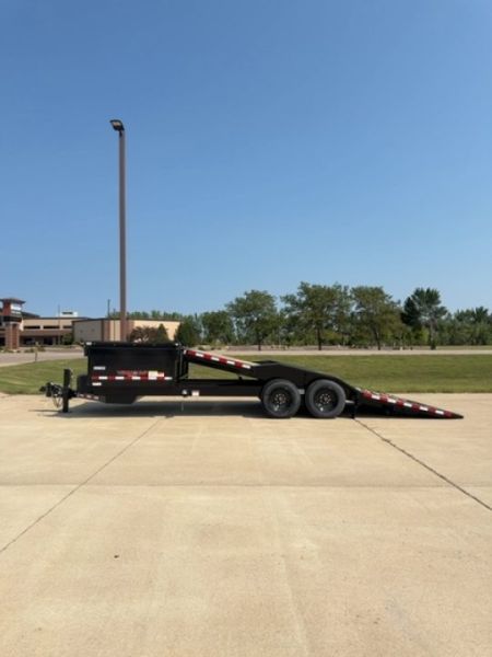 New 2026 Midsota 23ft tilt bed dump trailer 17,600 GVWR