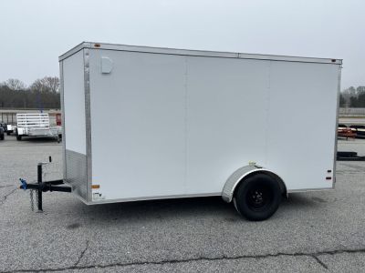 New 2026 6X12 SINGLE AXLE ENCLOSED TRAILER