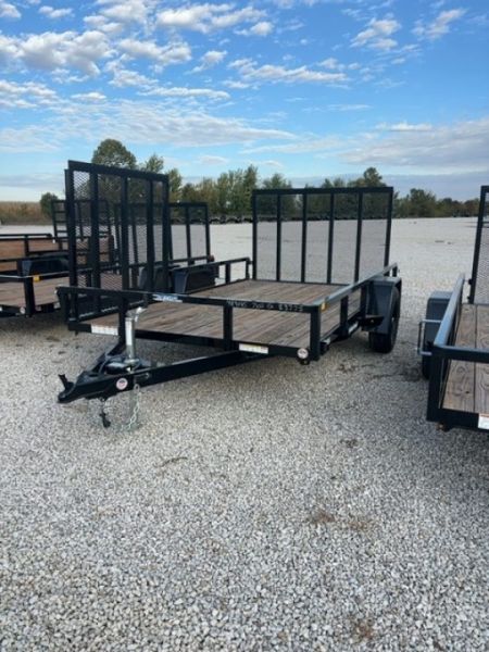 New 2026 Sure-Trac 7 x 12 5K Utility Trailer w/ Curbside Gate