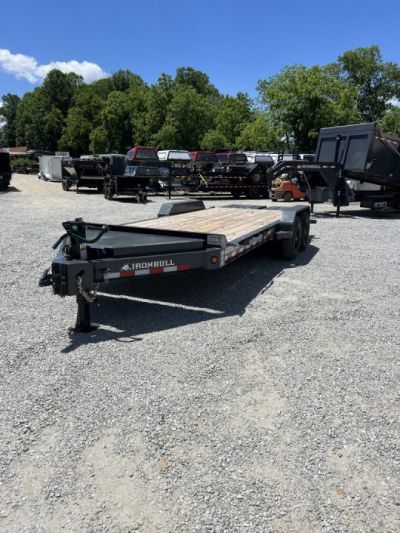 New 2026 Iron Bull EHB8322102 Equipment Trailer / 83" WIDE X 22' LONG / 18' FLAT 4' DOVETAIL WITH 4' RAMPAGE DECK LEVEL RAMPS / 2-10,000# ELECTRIC BRAKE AXLES / ST23575R17.5 18PLY WHEELS AND TIRES/ JUMBO TOOL BOX / 10K DROP LEG JACK