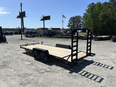 New 2026 Down 2 Earth 82X20 Equipment Trailer #4520 Payload, 18ft Deck + 2ft Dovetail