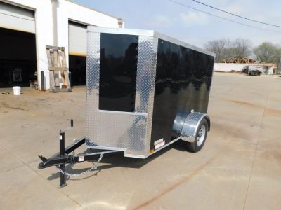 New Enclosed Trailer 4X8 2990 GVWR Ramp