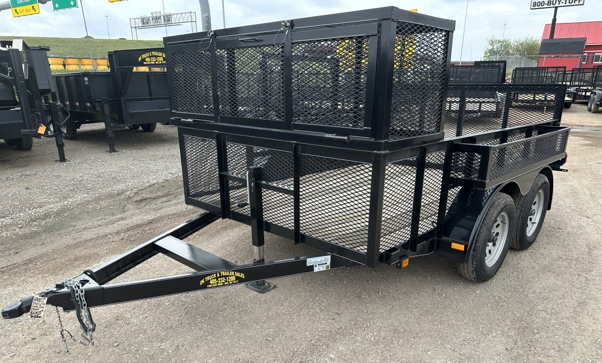 New 2026 Road Boss 77"x10' Tandem Axle Landscape with 2' Sides Landscape Trailer