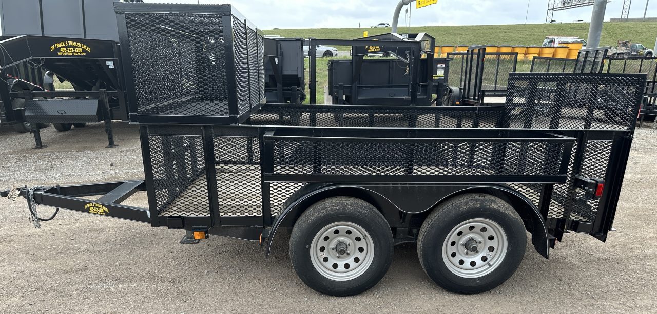 New 2026 Road Boss 77"x10' Tandem Axle Landscape with 2' Sides Landscape Trailer