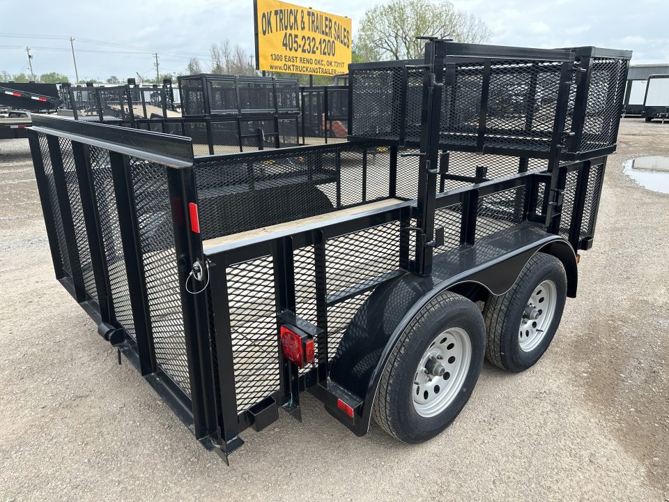 New 2026 Road Boss 77"x10' Tandem Axle Landscape with 2' Sides Landscape Trailer