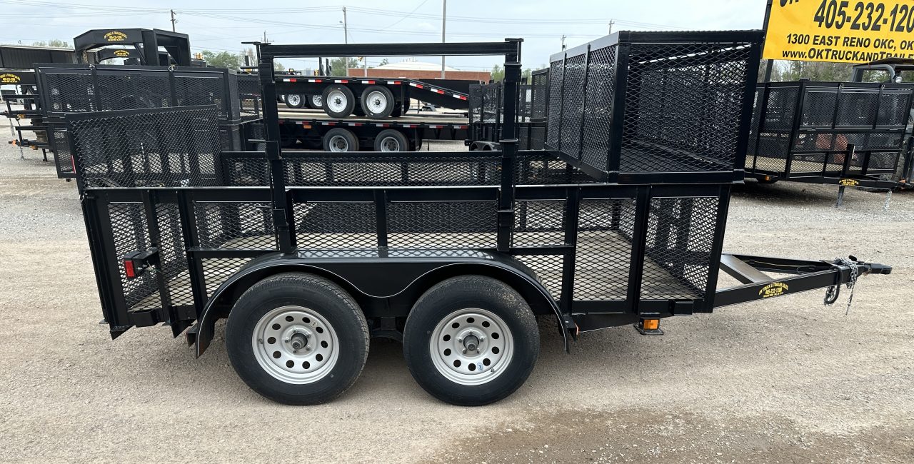New 2026 Road Boss 77"x10' Tandem Axle Landscape with 2' Sides Landscape Trailer