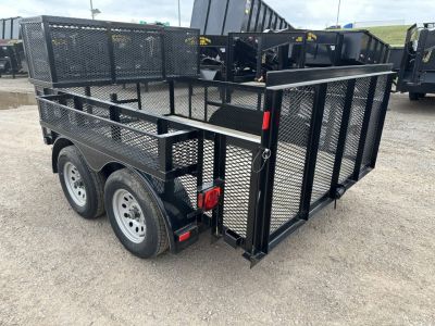 New 2026 Road Boss 77"x10' Tandem Axle Landscape with 2' Sides Landscape Trailer