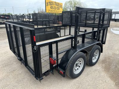New 2026 Road Boss 77"x10' Tandem Axle Landscape with 2' Sides Landscape Trailer