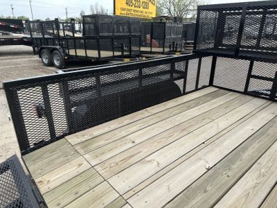 New 2026 Road Boss 77"x10' Tandem Axle Landscape with 2' Sides Landscape Trailer