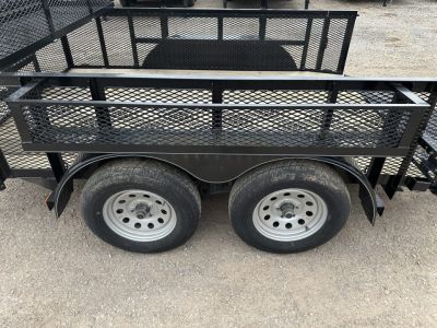 New 2026 Road Boss 77"x10' Tandem Axle Landscape with 2' Sides Landscape Trailer
