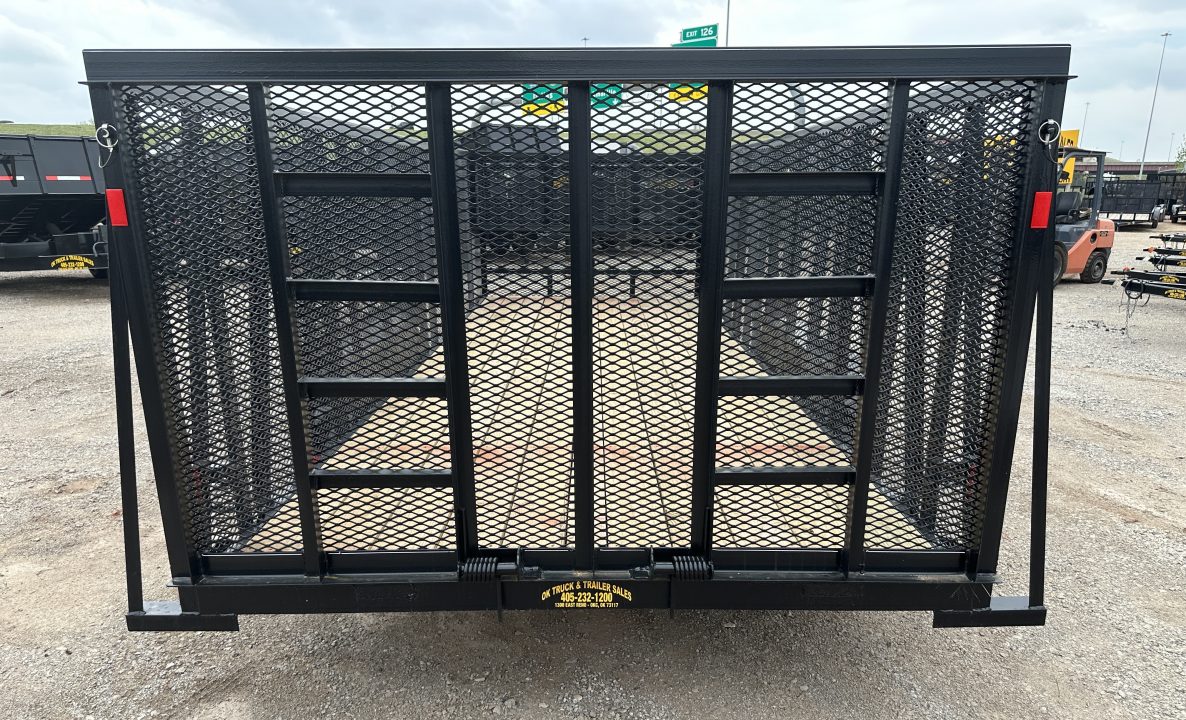 New 2026 Road Boss 83"x20' Tandem Axle Landscape with 4' Sides & Side gate Landscape Trailer