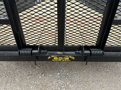 New 2026 Road Boss 83"x20' Tandem Axle Landscape with 4' Sides & Side gate Landscape Trailer