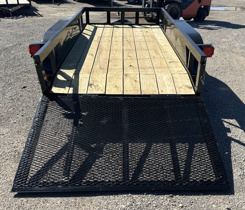 New 2026 Road Boss 5x10' Bumper Pull w/3' Gate & Dove Tail Utility Trailer