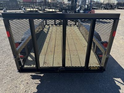New 2026 Road Boss 5x10' Bumper Pull w/3' Gate & Dove Tail Utility Trailer