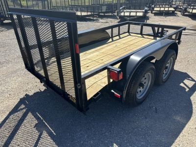 New 2026 Road Boss 5x10' Bumper Pull w/3' Gate & Dove Tail Utility Trailer