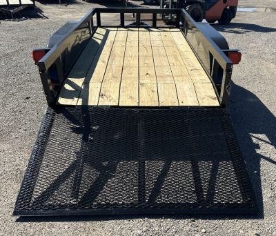 New 2026 Road Boss 5x10' Bumper Pull w/3' Gate & Dove Tail Utility Trailer