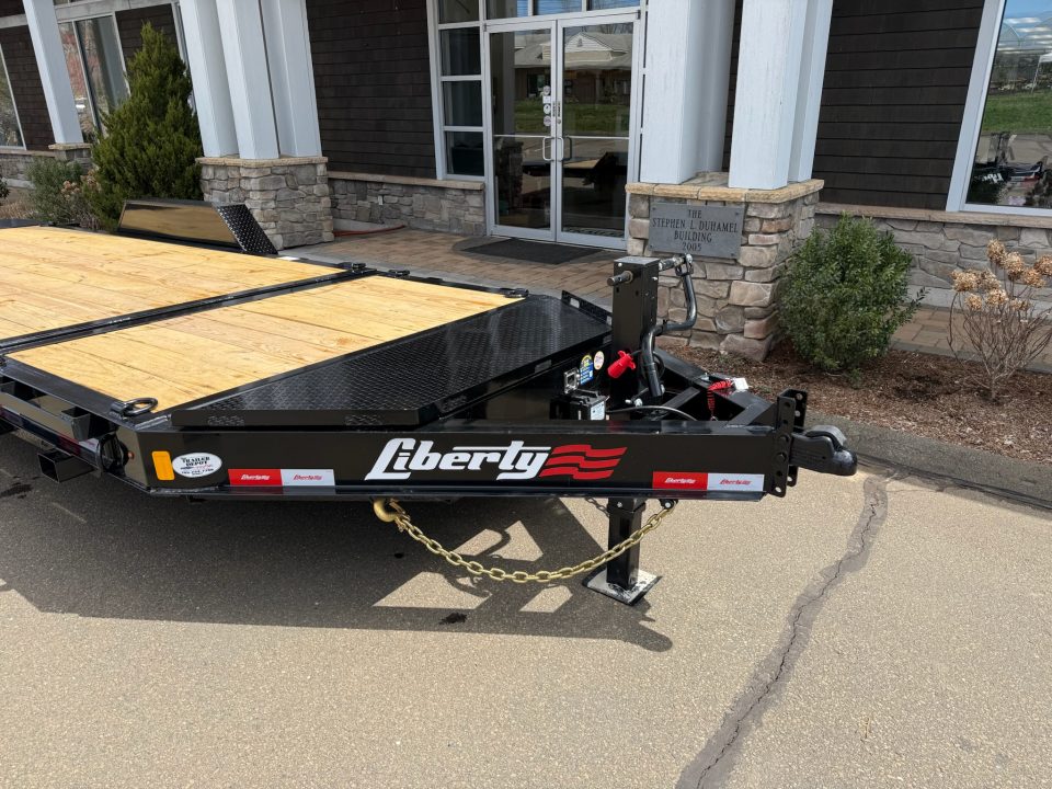 New Liberty 6'11" x 20' Split Deck I-Beam Tilt Trailer 15.4K
