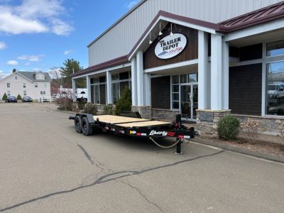 New Liberty 6'11" x 20' Split Deck I-Beam Tilt Trailer 15.4K