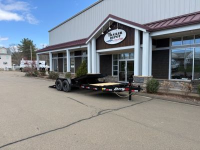 New Liberty 6'11" x 20' Split Deck I-Beam Tilt Trailer 15.4K