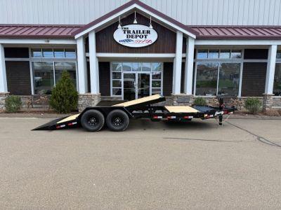 New Liberty 6'11" x 20' Split Deck I-Beam Tilt Trailer 15.4K