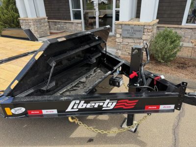New Liberty 6'11" x 20' Split Deck I-Beam Tilt Trailer 15.4K
