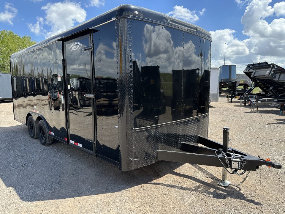 New 2026 Cargo Craft 8.5'x20'x7'tall Basic Auto Carrier Black / Black out Polycore Cargo / Enclosed Trailer