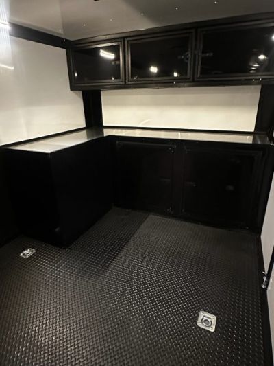 New 2026 Rock Solid Cargo 8.5x32 Race Trailer-Finished Interior-Triple 7000 TORSIONS -FLAT FRONT-24ft Awning