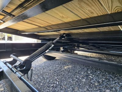 New 7 x 22 (16+6) Big Tex 14TL Tilt Bed Equipment Trailer, 14k GVWR **6' Stationary Deck, Removable Fenders, Adj. Hyd. Dampener