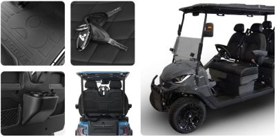 New 2026 ActivEV ActivEV "The PULSE" 4 Seater Forward Facing Street-Legal Golf Car Golf Cart