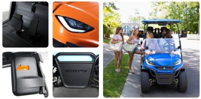 New 2026 ActivEV ActivEV "The PULSE" 4 Seater Lifted Forward Facing Street-Legal Golf Car Golf Cart