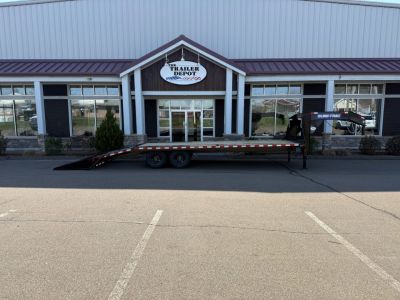New SURE-TRAC 8'6" x 25' HEAVY DUTY LOW PROFILE DECKOVER TRAILER GOOSENECK 15K