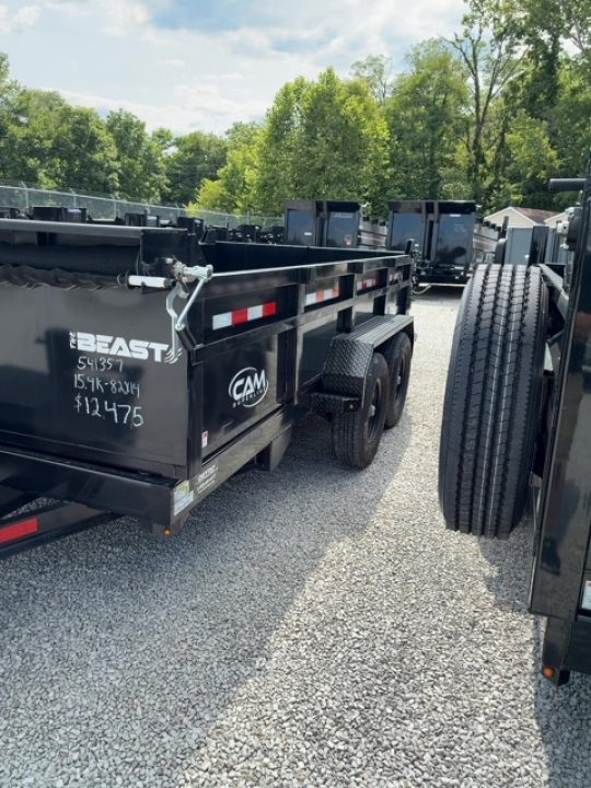 New 2025 Cam Superline 82 x 14 Beast Dual Telescopic Dump 15.4K