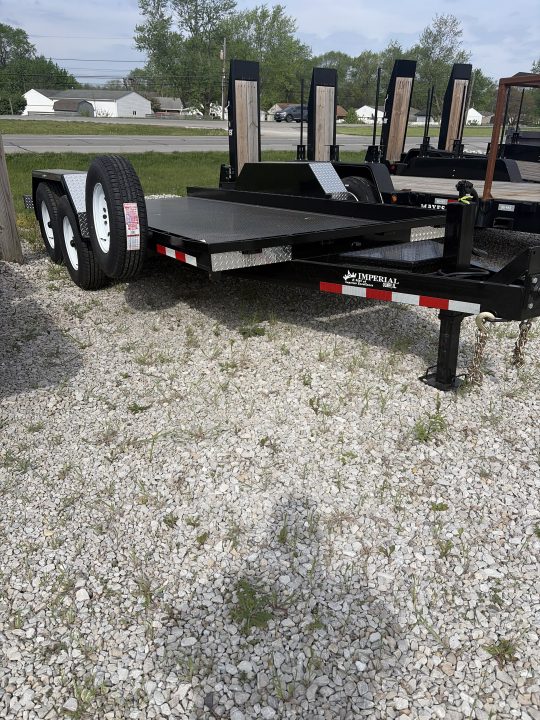 New 2026 Imperial Trailer LB-10-16 Tilt Trailer 78X16 TA (GVW:10000) BLACK