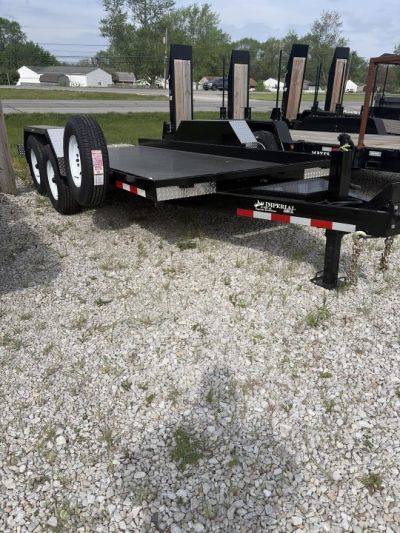 New 2026 Imperial Trailer LB-10-16 Tilt Trailer 78X16 TA (GVW:10000) BLACK