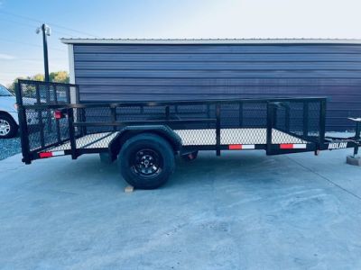 New 2026 Nolan 6X12 Utility Trailer 3K w/2ft Mesh