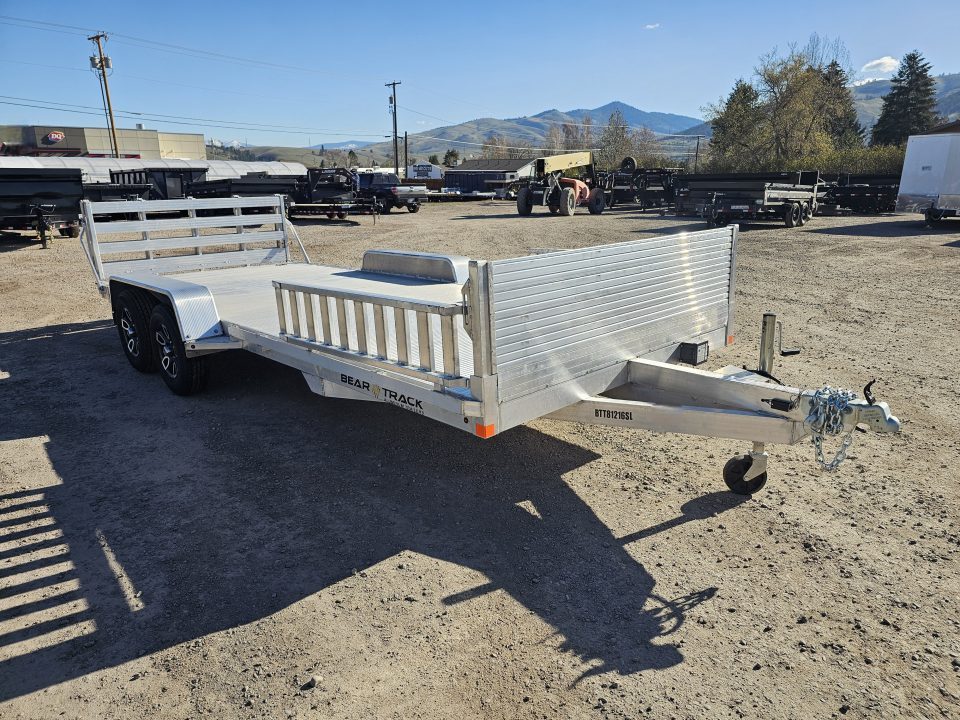 New 2026 Bear Track 18' 7k Side Load Aluminum Utility Trailer