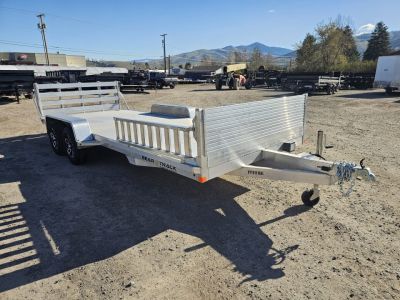 New 2026 Bear Track 18' 7k Side Load Aluminum Utility Trailer