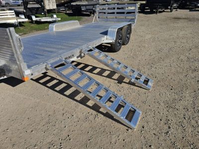 New 2026 Bear Track 18' 7k Side Load Aluminum Utility Trailer