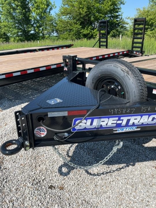 New 2026 Sure-Trac 8.5 x 25 (20+5) HD Low Profile Deckover 15K
