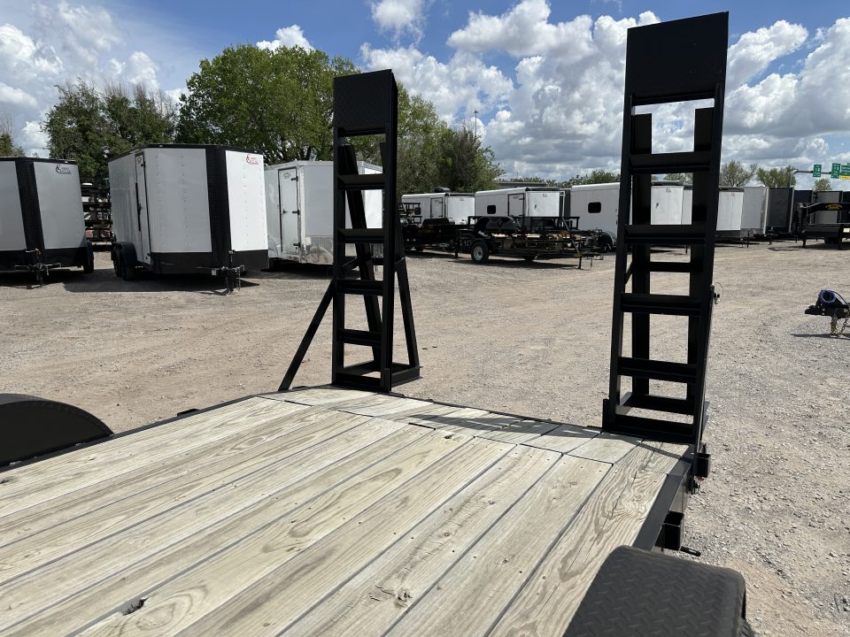 New 2026 Road Boss 83" x 18' Medium Duty Car Hauler w/ Stand Up Ramps Equipment Trailer