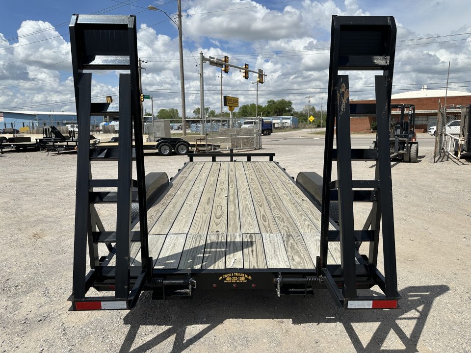 New 2026 Road Boss 83" x 18' Medium Duty Car Hauler w/ Stand Up Ramps Equipment Trailer