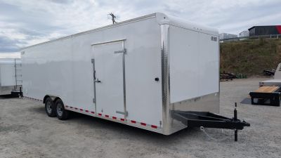 New 2026 Car Mate 8.5 x 28 HD Eagle Car Hauler w/ Ramp (12000# GVWR)