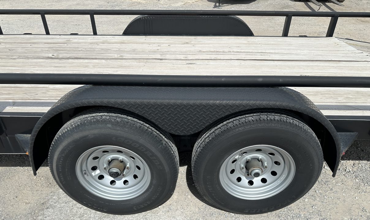 New 2024 Road Boss 83" x 20' Medium Duty, Pipe Top & Stand Up Ramps Equipment Trailer