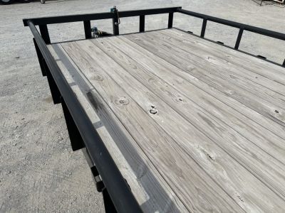 New 2024 Road Boss 83" x 20' Medium Duty, Pipe Top & Stand Up Ramps Equipment Trailer