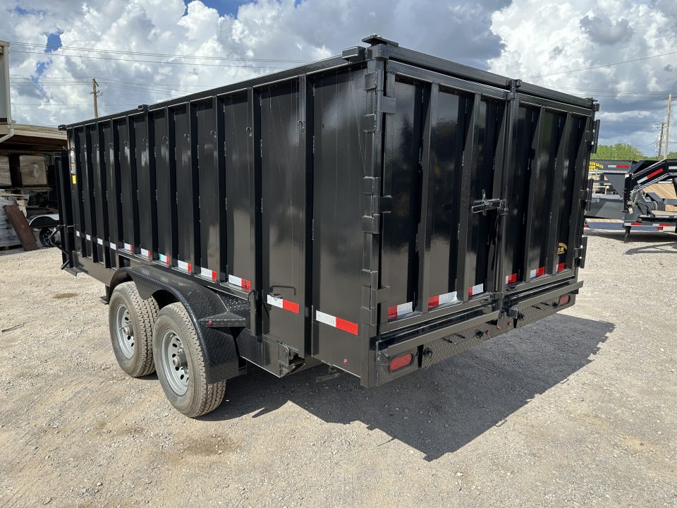 New 2025 Road Boss 83x16 Tandem Axle Gooseneck with 4' Sides Dump Trailer