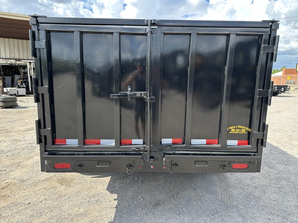 New 2025 Road Boss 83x16 Tandem Axle Gooseneck with 4' Sides Dump Trailer