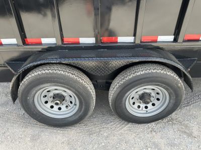 New 2025 Road Boss 83x16 Tandem Axle Gooseneck with 4' Sides Dump Trailer
