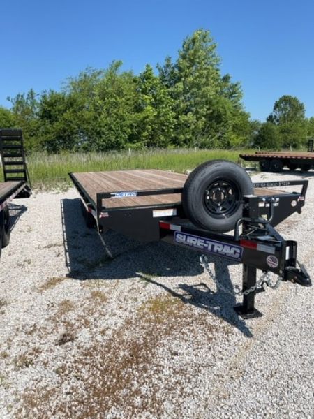 New 2026 Sure-Trac 8.5 x 20 SD Deckover Flatbed 15K